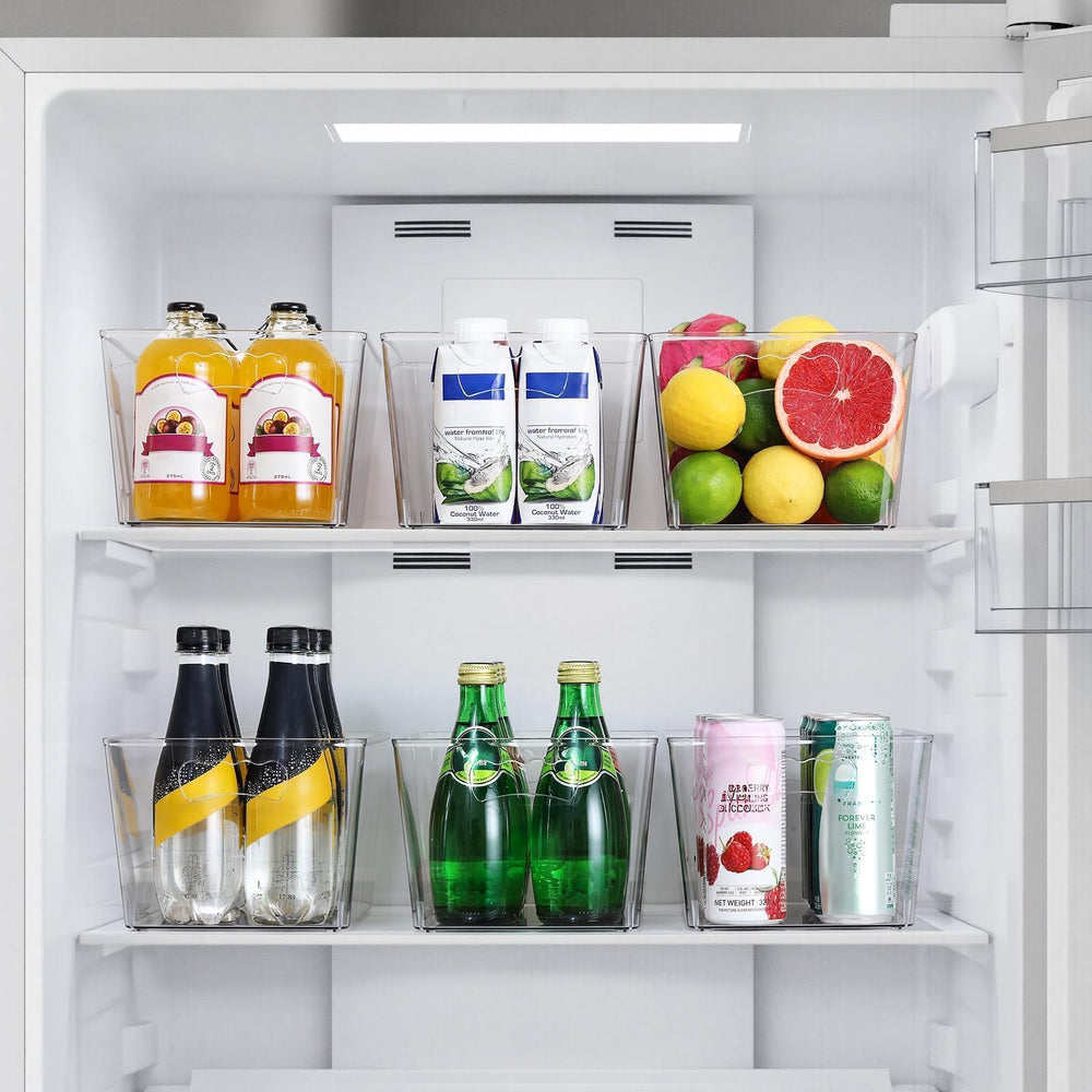 LANDNEOO bins organized inside fridge for faster food finding and freshness