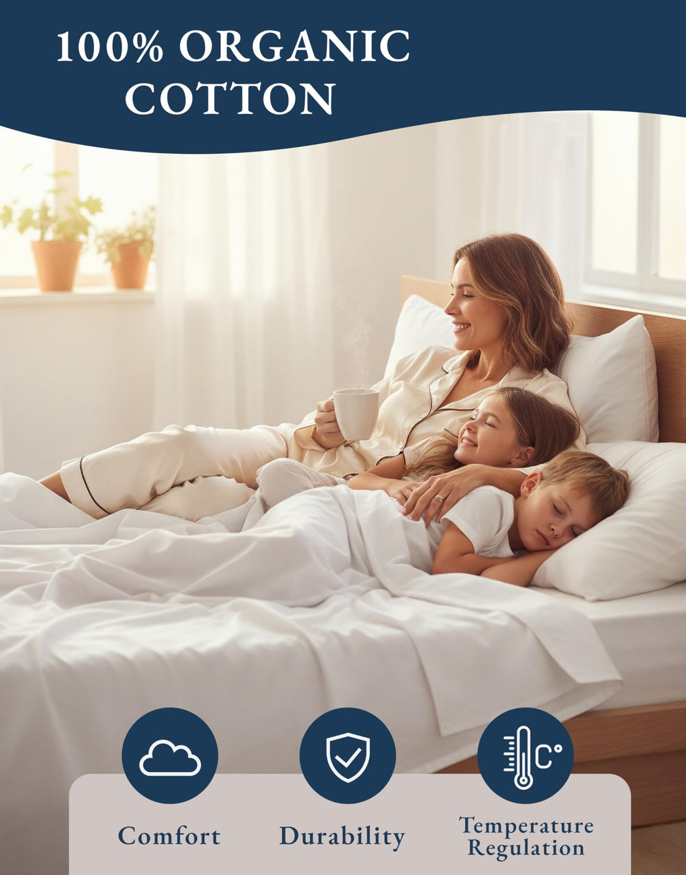 LANE LINEN sheet on mattress scale comparison showing deep-pocket compatibility benefit