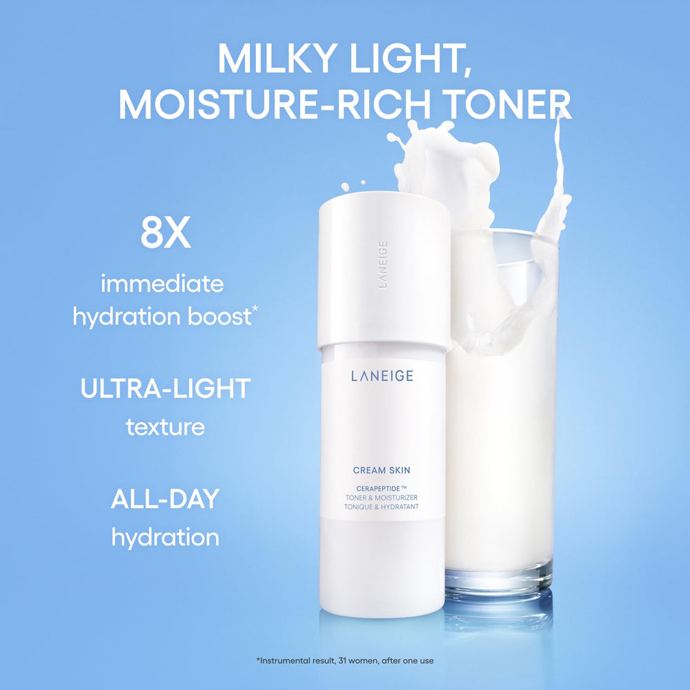 LANEIGE product applied to palm demonstrating easy patting application