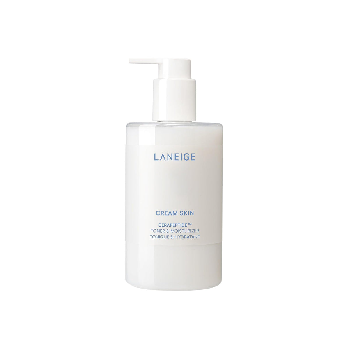 LANEIGE front bottle view showing refillable jumbo pack and hydration benefit