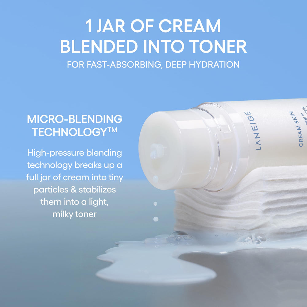 LANEIGE layered application on skin showing customizable hydration without pilling