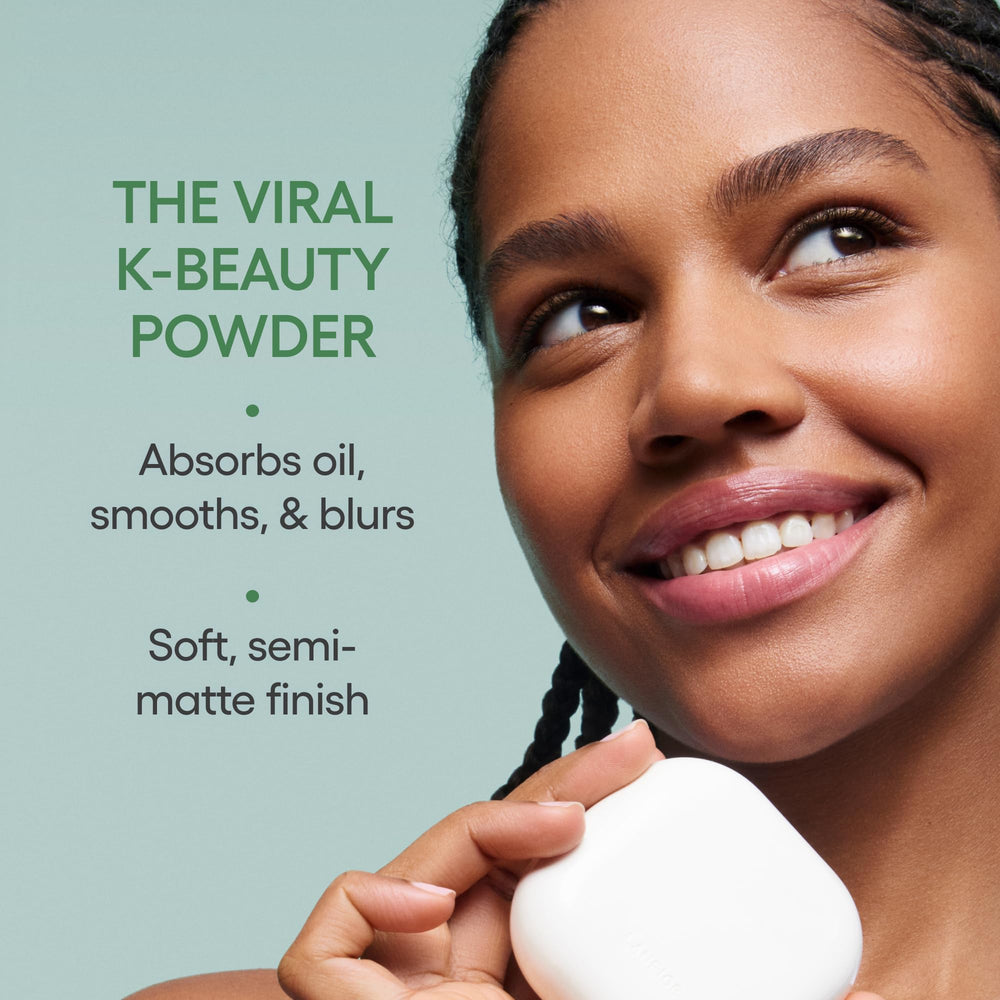 LANEIGE close-up of ultra-fine powder texture highlighting smooth blurring effect