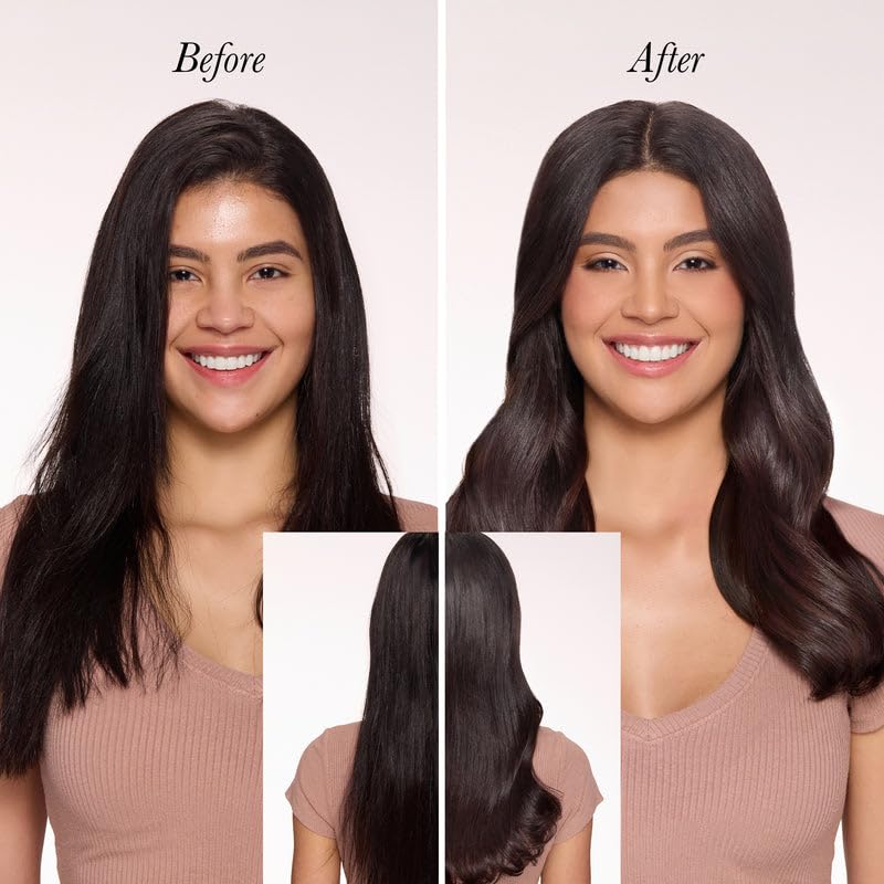 L'Ange Hair GlamWave held in hand to show lightweight control and comfortable styling benefit