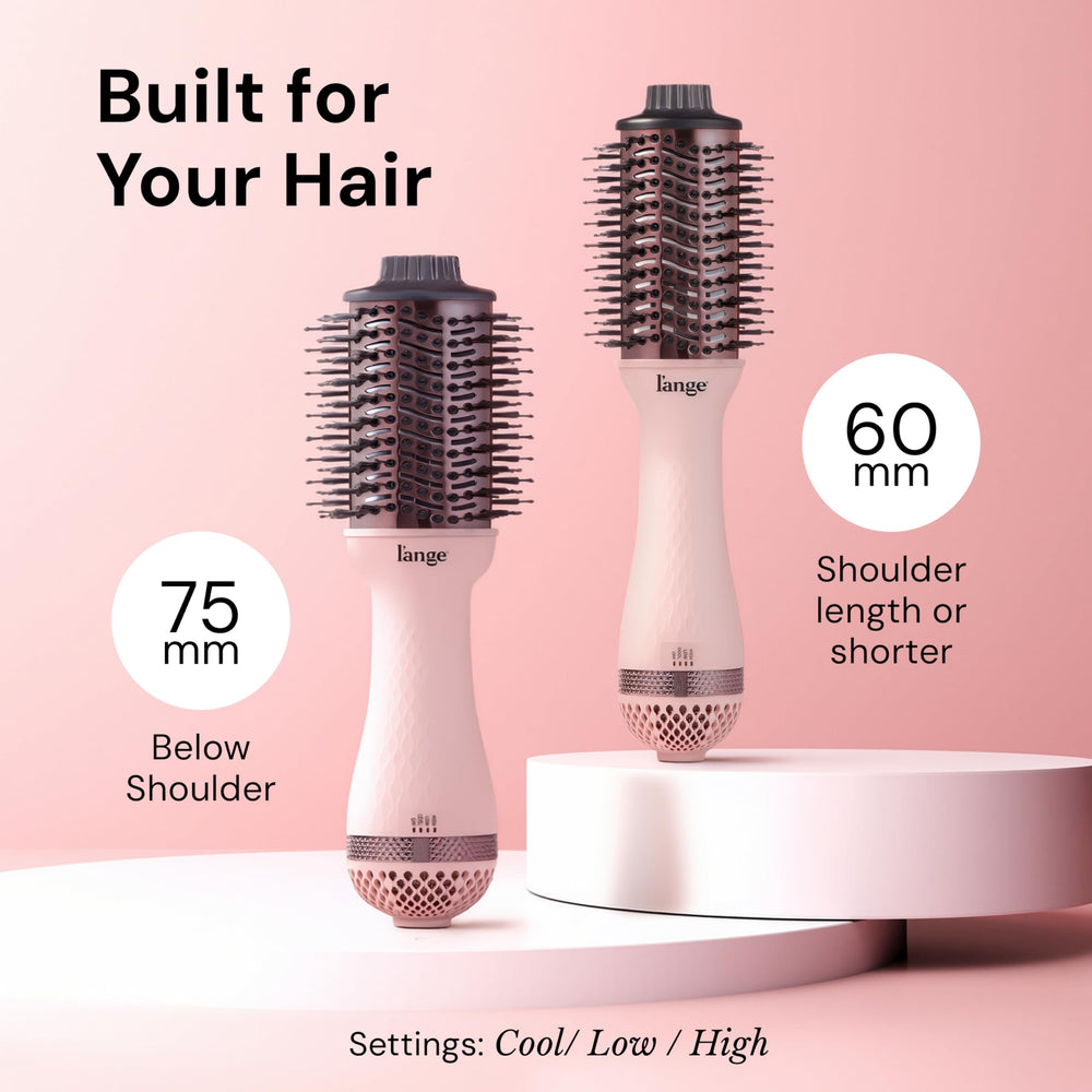 L'ANGE HAIR handle and 360° swivel cord showing tangle-free movement and comfort