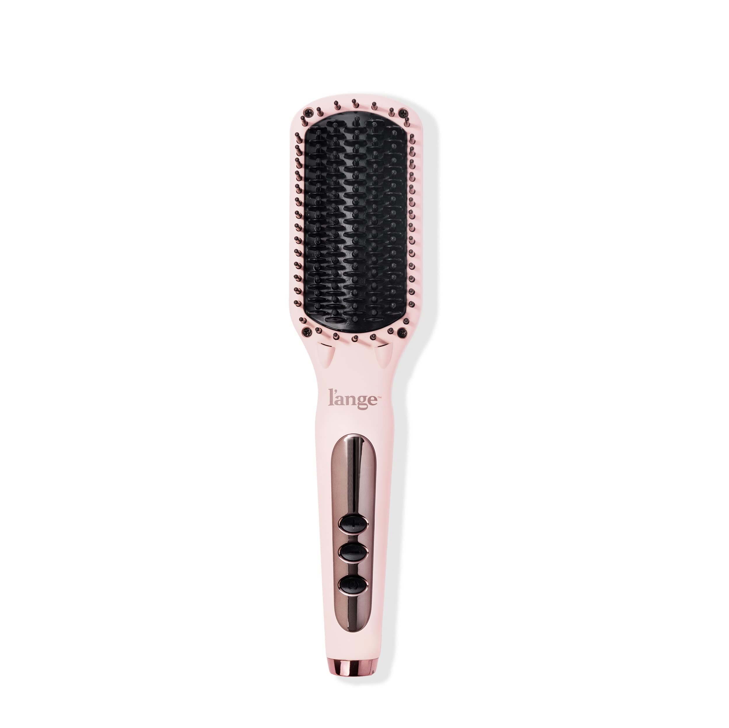 L'ANGE HAIR Le Vite front view showing sleek blush finish and benefits of easy styling