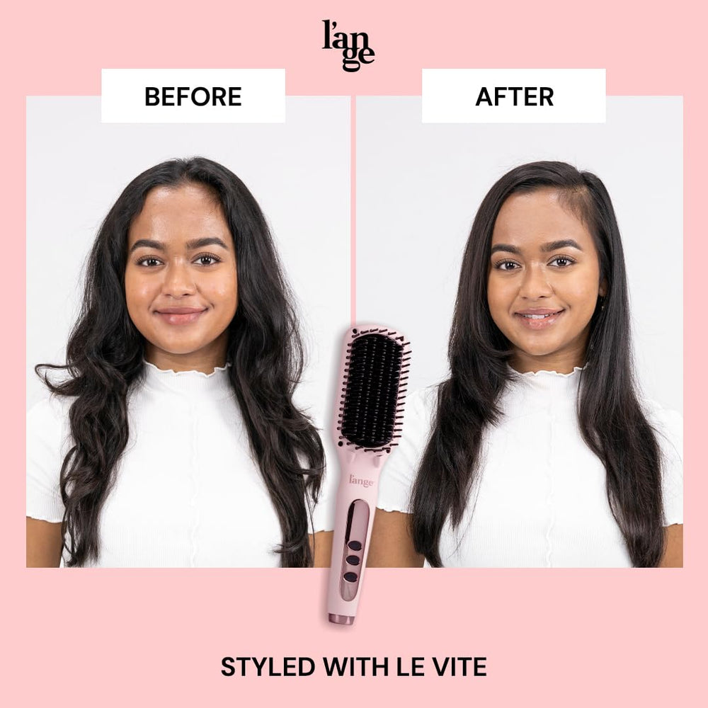 L'ANGE HAIR Le Vite side profile with cord showing swivel cord for tangle-free use