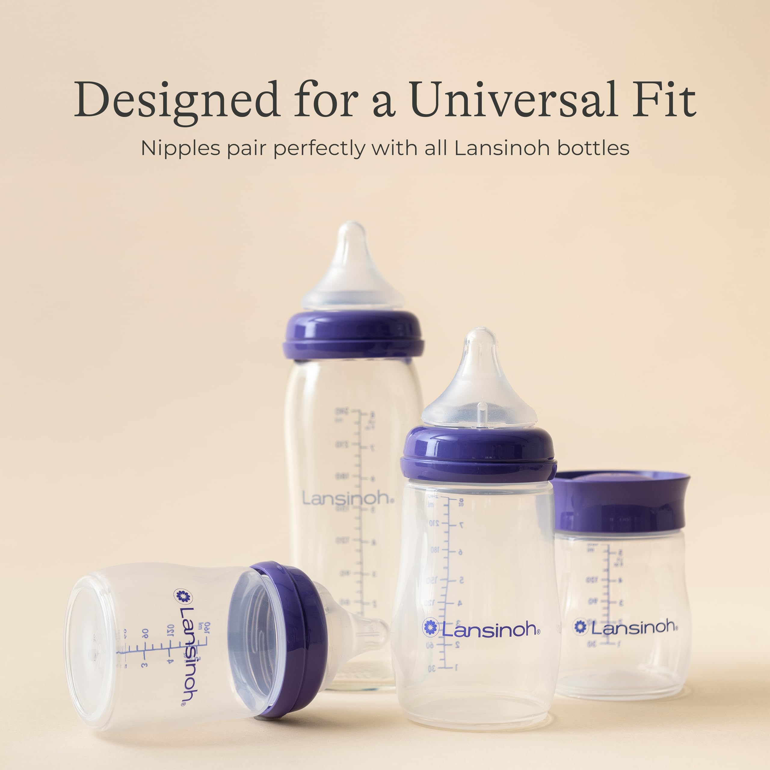 Lansinoh bottle in freezer showing safe milk storage and preparation benefit