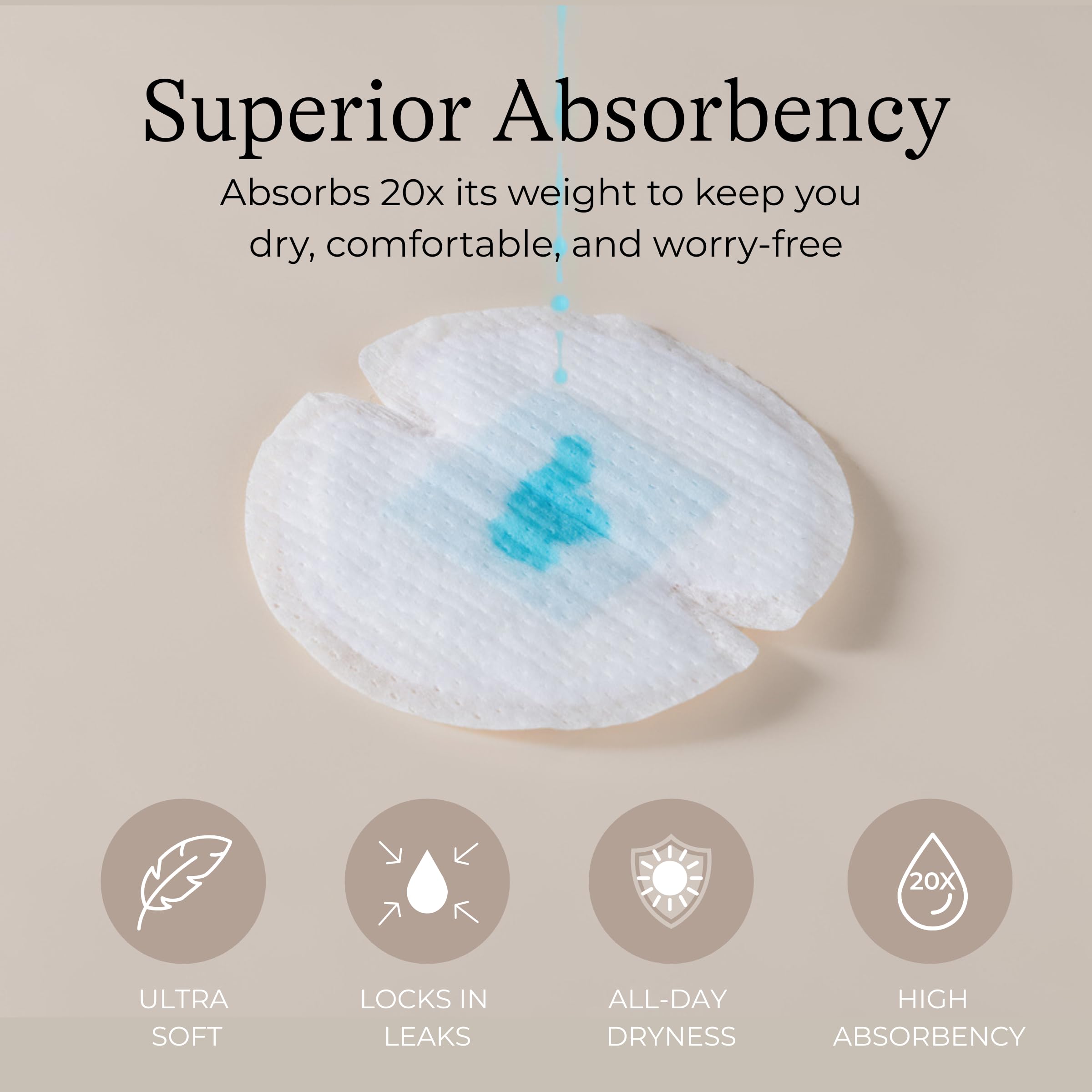Lansinoh pad positioned inside a nursing bra for secure everyday wear