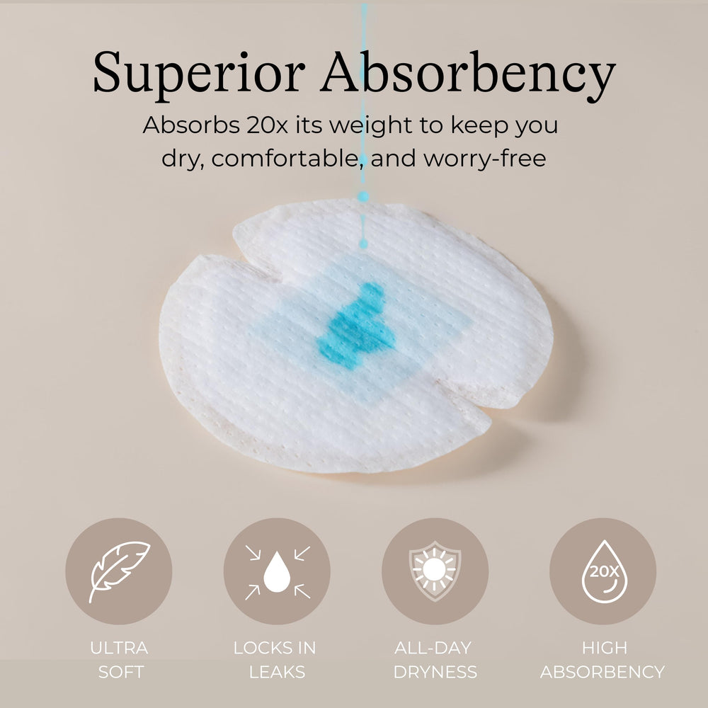Lansinoh pad positioned inside a nursing bra for secure everyday wear