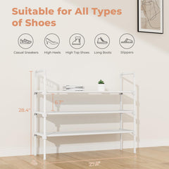 LANTEFUL close-up of non-woven shelf texture preventing shoe slippage
