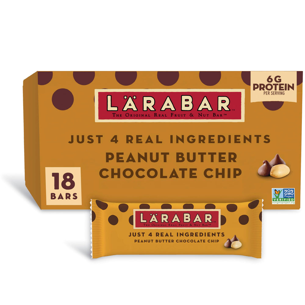 LÄRABAR front box showing 18-count package and branding for convenient supply