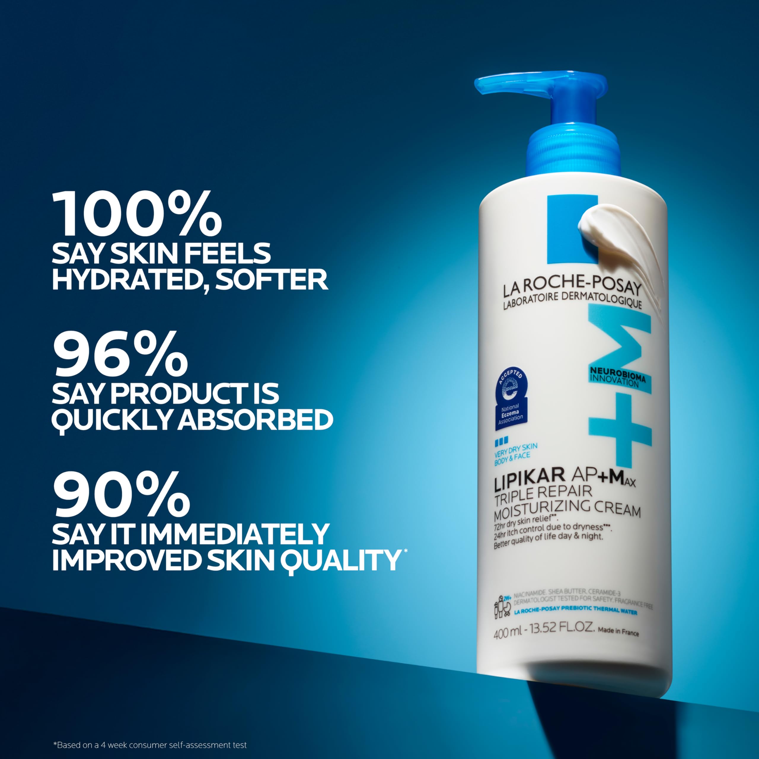 La Roche-Posay used on baby’s leg showing gentle, pediatrician-tested suitability