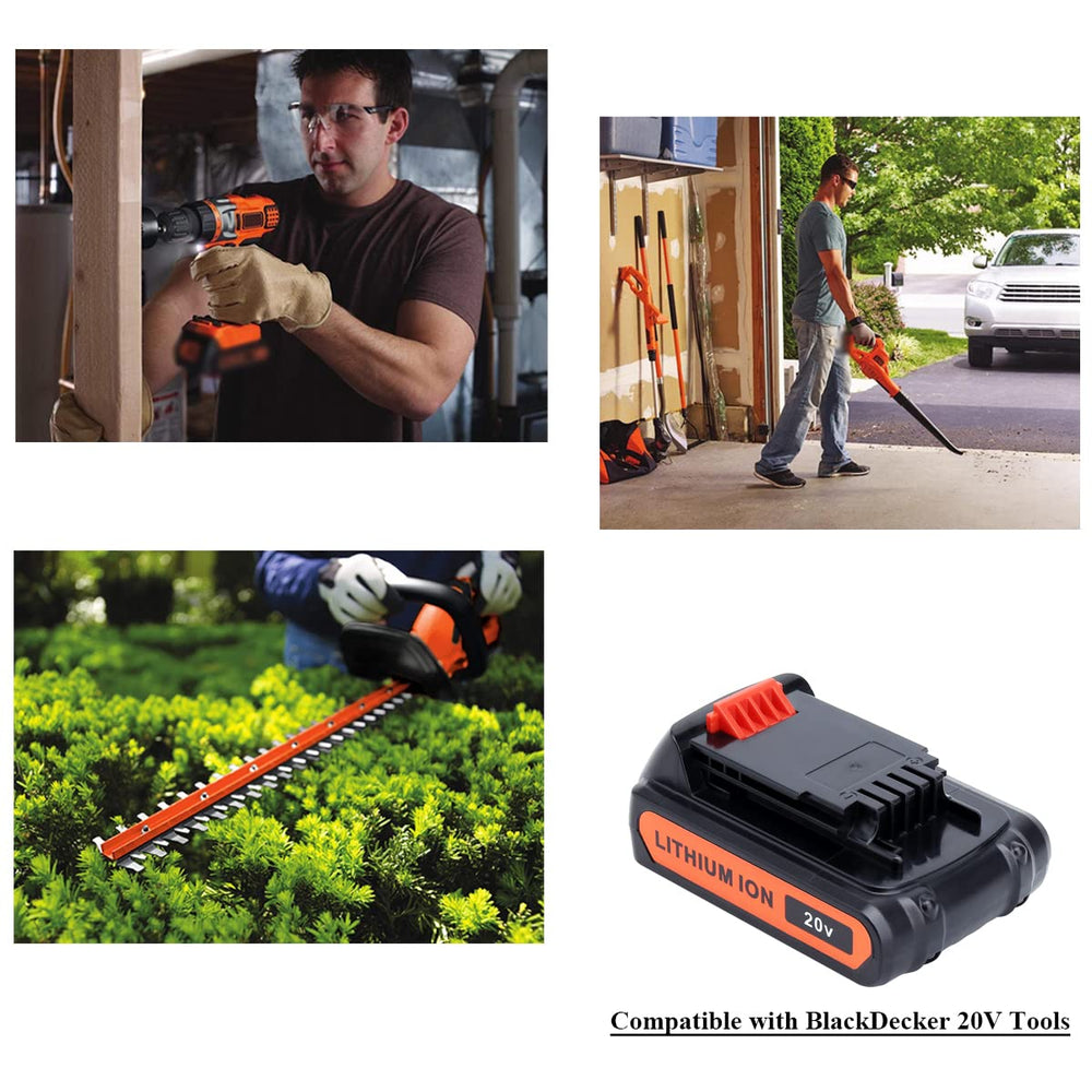 Lasica battery installed in a drill demonstrating extended runtime during use