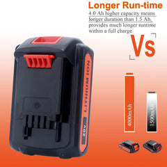 Lasica battery side label detail showing capacity and safety markings for confidence