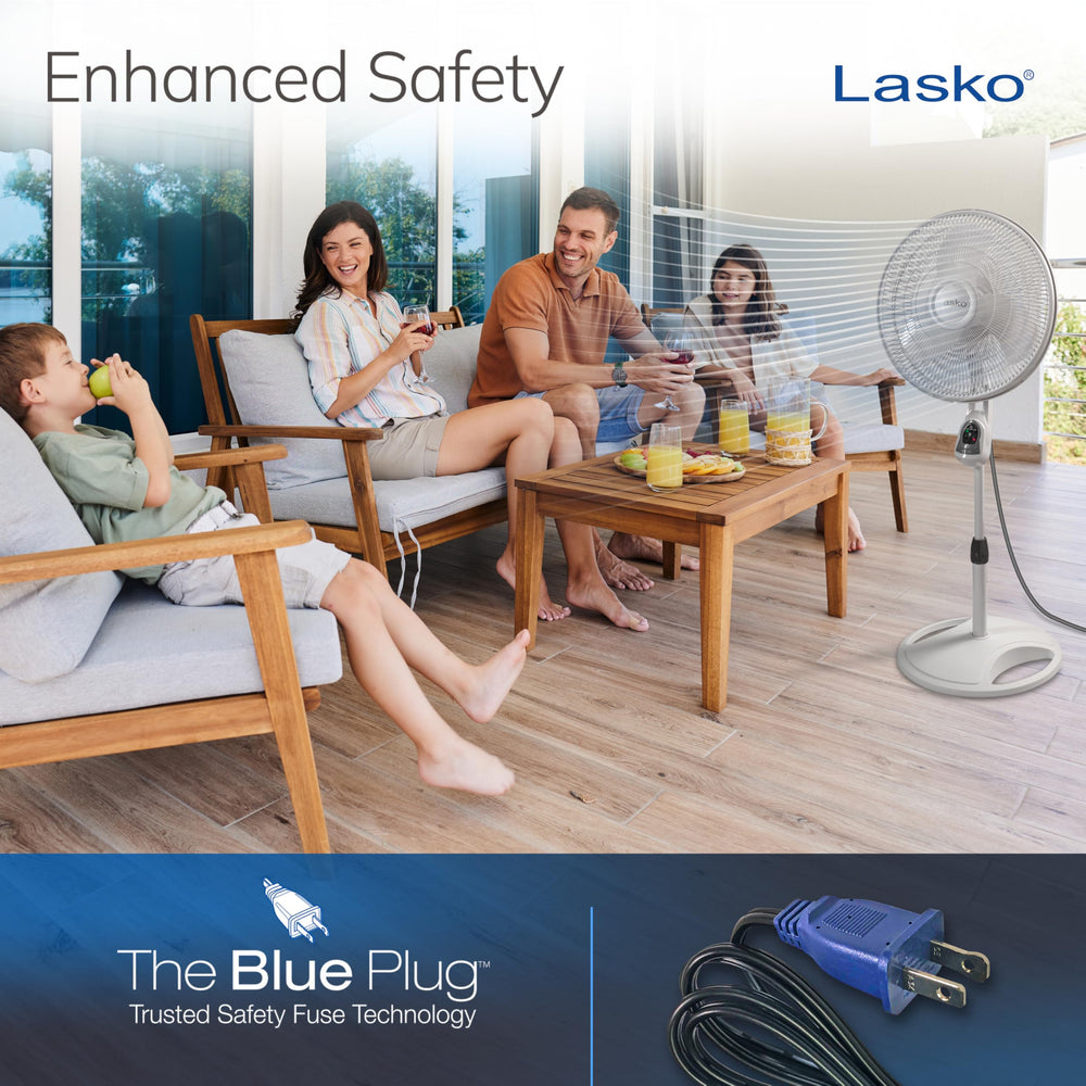 Lasko stable round base showing steady floor placement