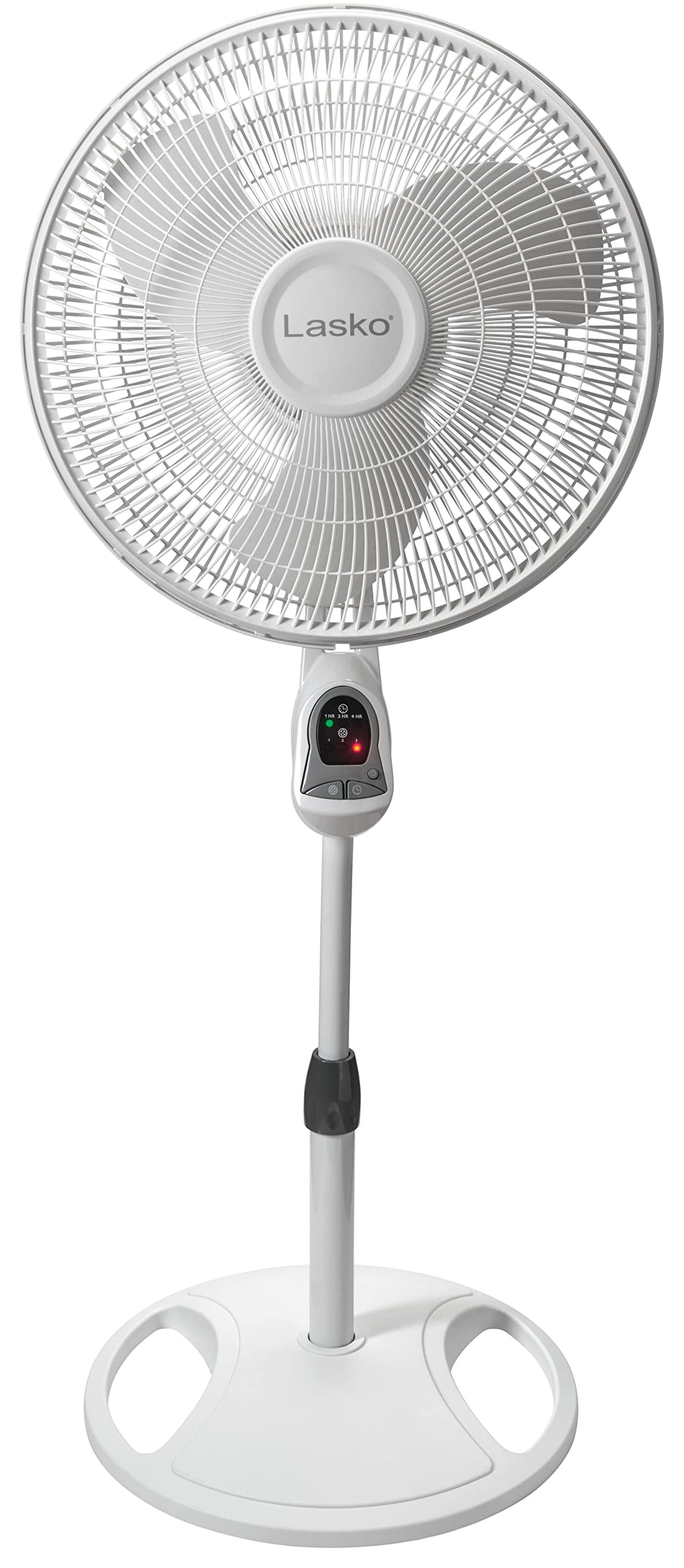 Lasko fan in a living room offering quiet cooling comfort