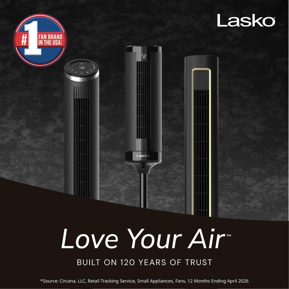 Lasko elevation extended height to 54 inches, directs airflow where needed