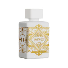 Lattafa bottle front view showing elegant design and wearable fragrance