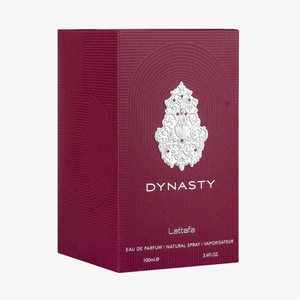 Lattafa Dynasty cap and spray nozzle ready for precise application