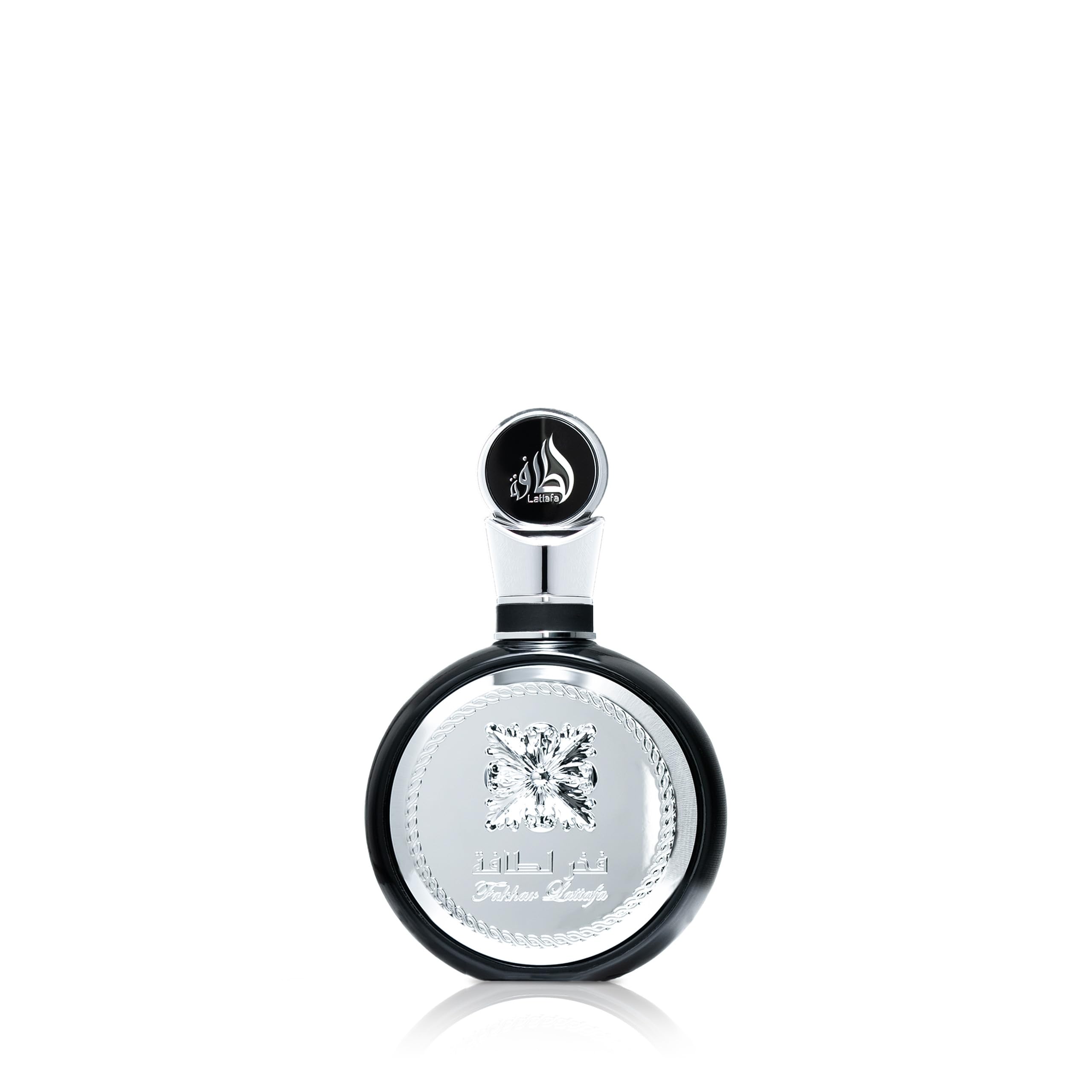 Lattafa Fakhar front bottle showcasing design and long-lasting wear