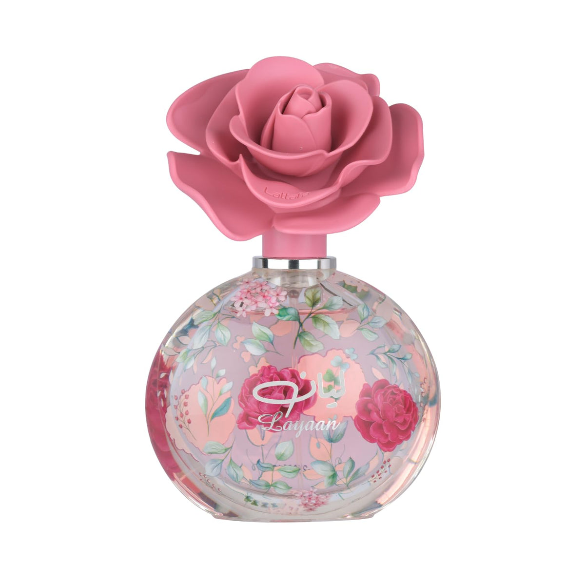 Lattafa Layaan front bottle showcasing elegant design and gift-ready appeal