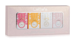 Lattafa Yara bottles detail close-up highlighting bottle design and easy application