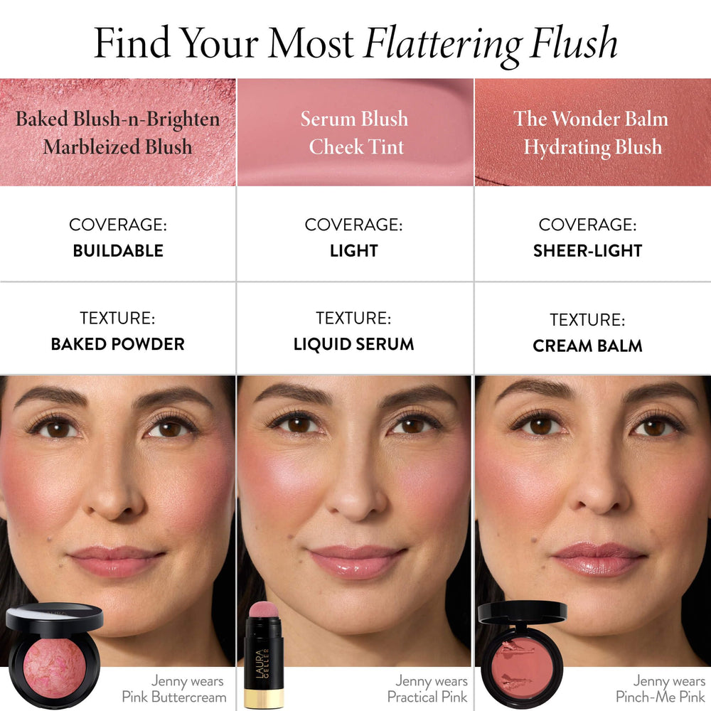 LAURA GELLER New York applied on cheek shows natural lift and healthy-looking flush