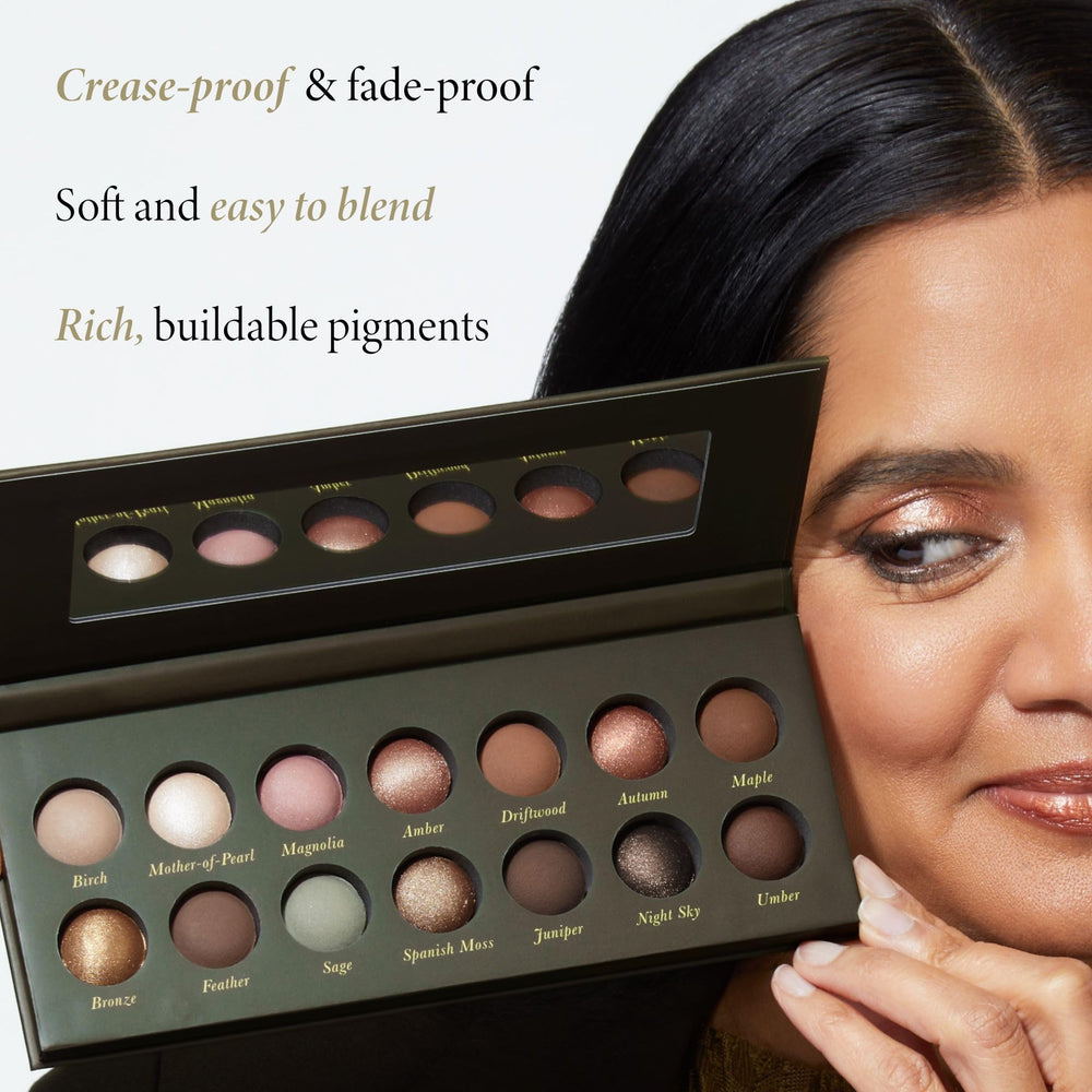 LAURA GELLER close-up pan texture highlighting baked creamy finish for smooth blending