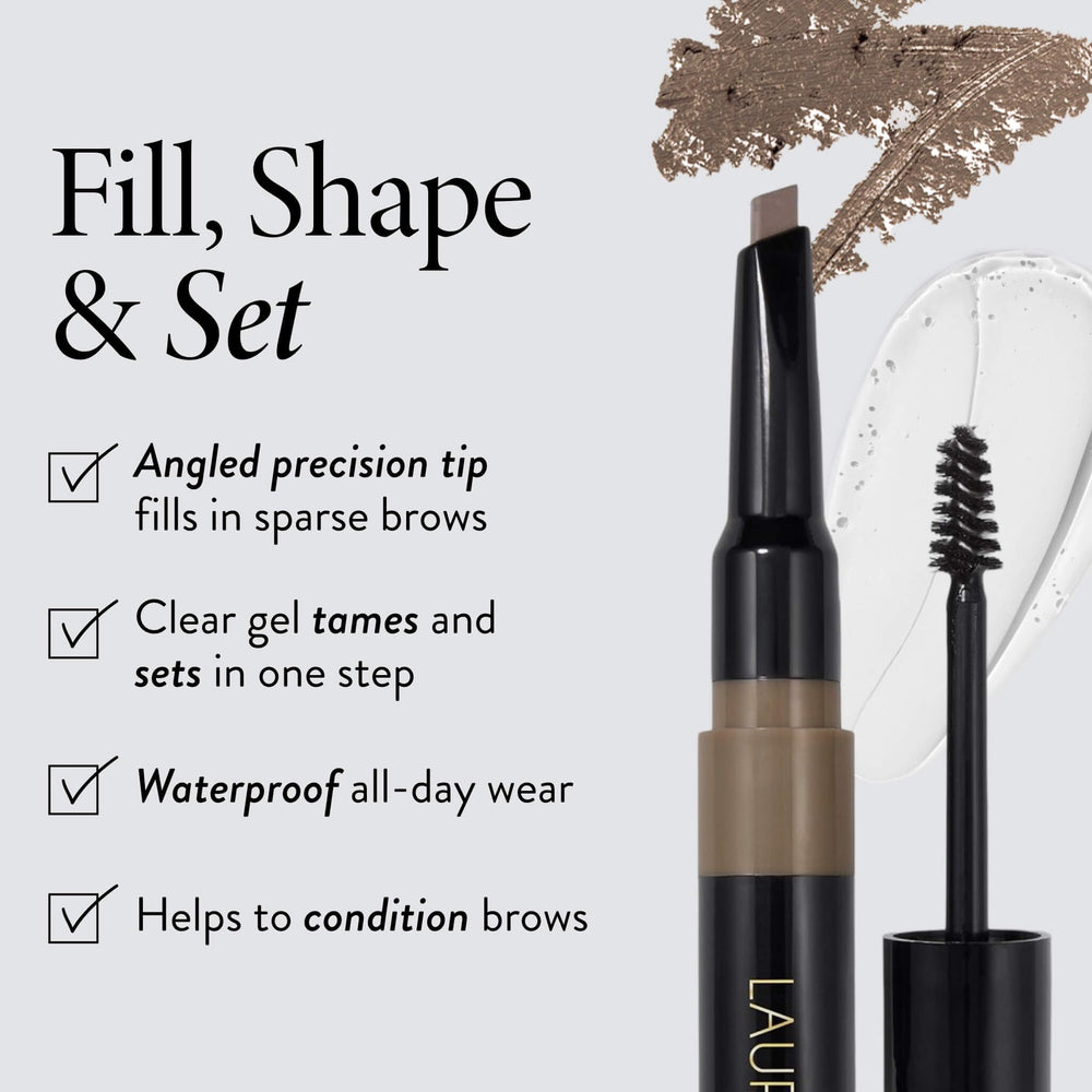 LAURA GELLER gel wand brush detail showing hold and grooming benefit