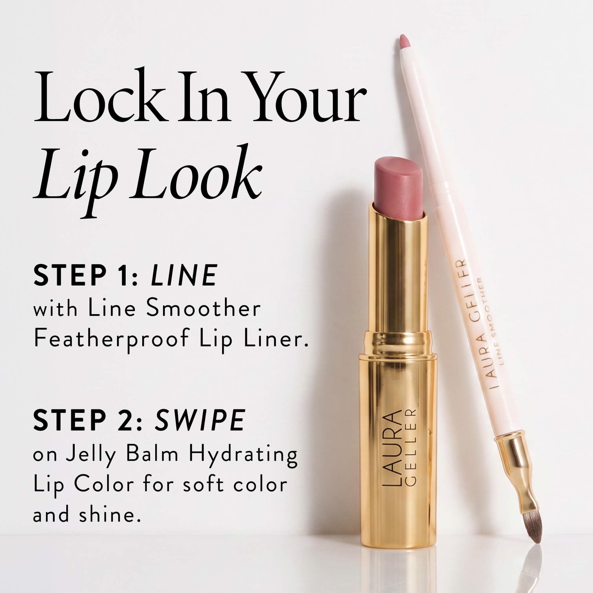 LAURA GELLER Jelly Balm inside a purse suggesting portable, on-the-go hydration