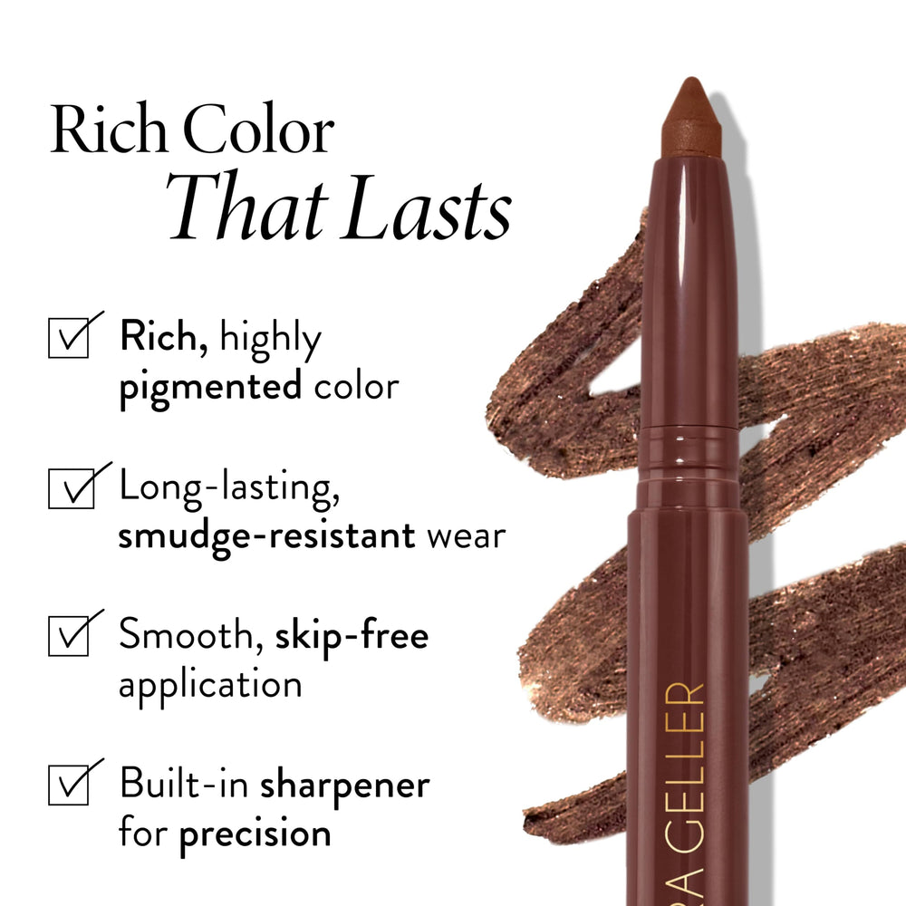 LAURA GELLER NEW YORK kajal pencil built-in sharpener highlighting convenience