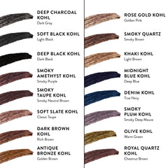 LAURA GELLER NEW YORK smoky taupe swatches on skin showing true color payoff