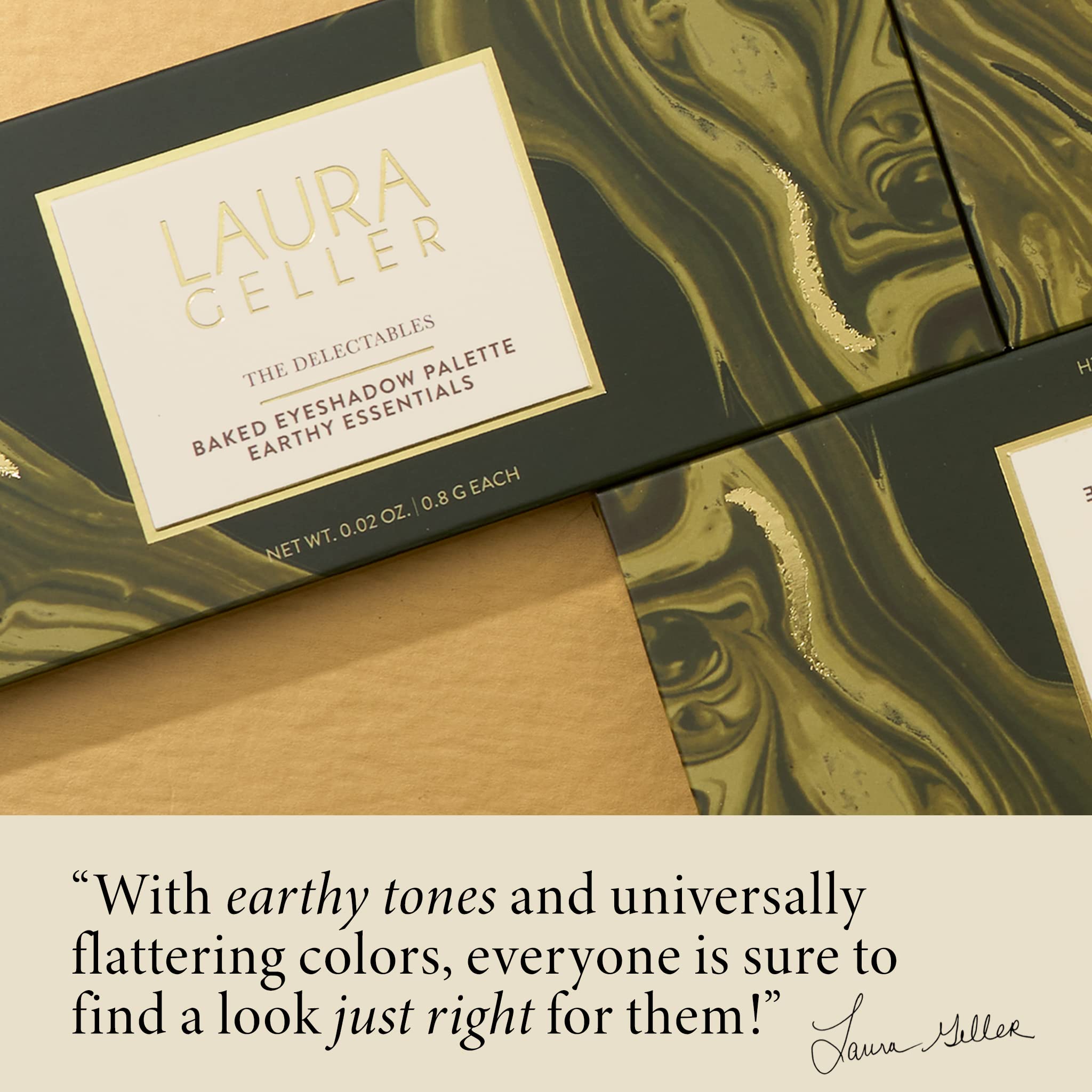 LAURA GELLER nightlook lifestyle image with dramatic smoky eye using deeper browns