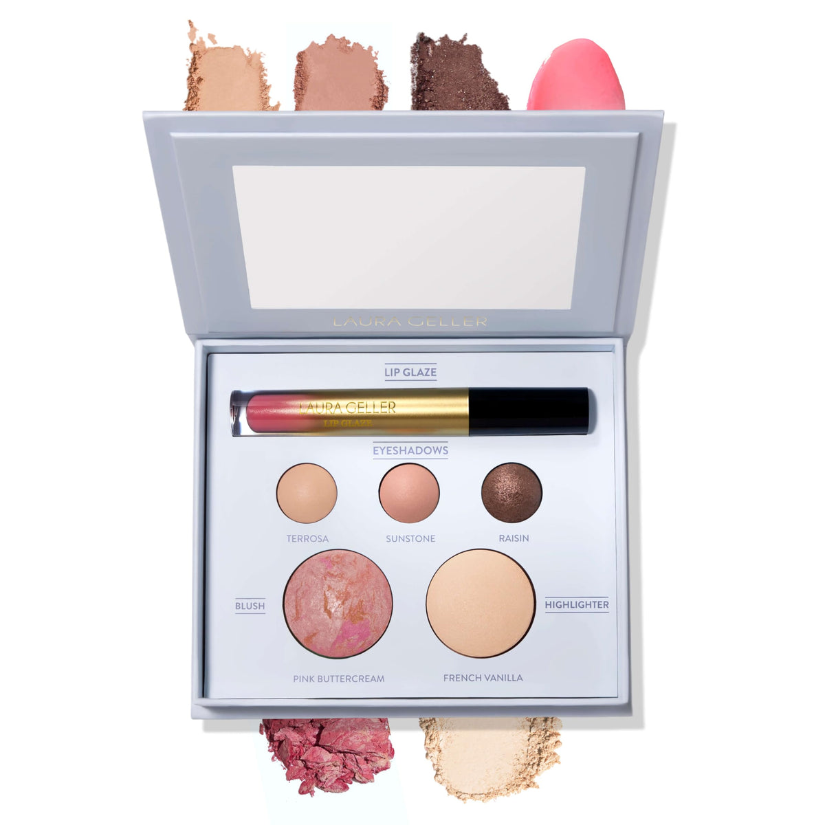 LAURA GELLER palette front closed compact for travel convenience