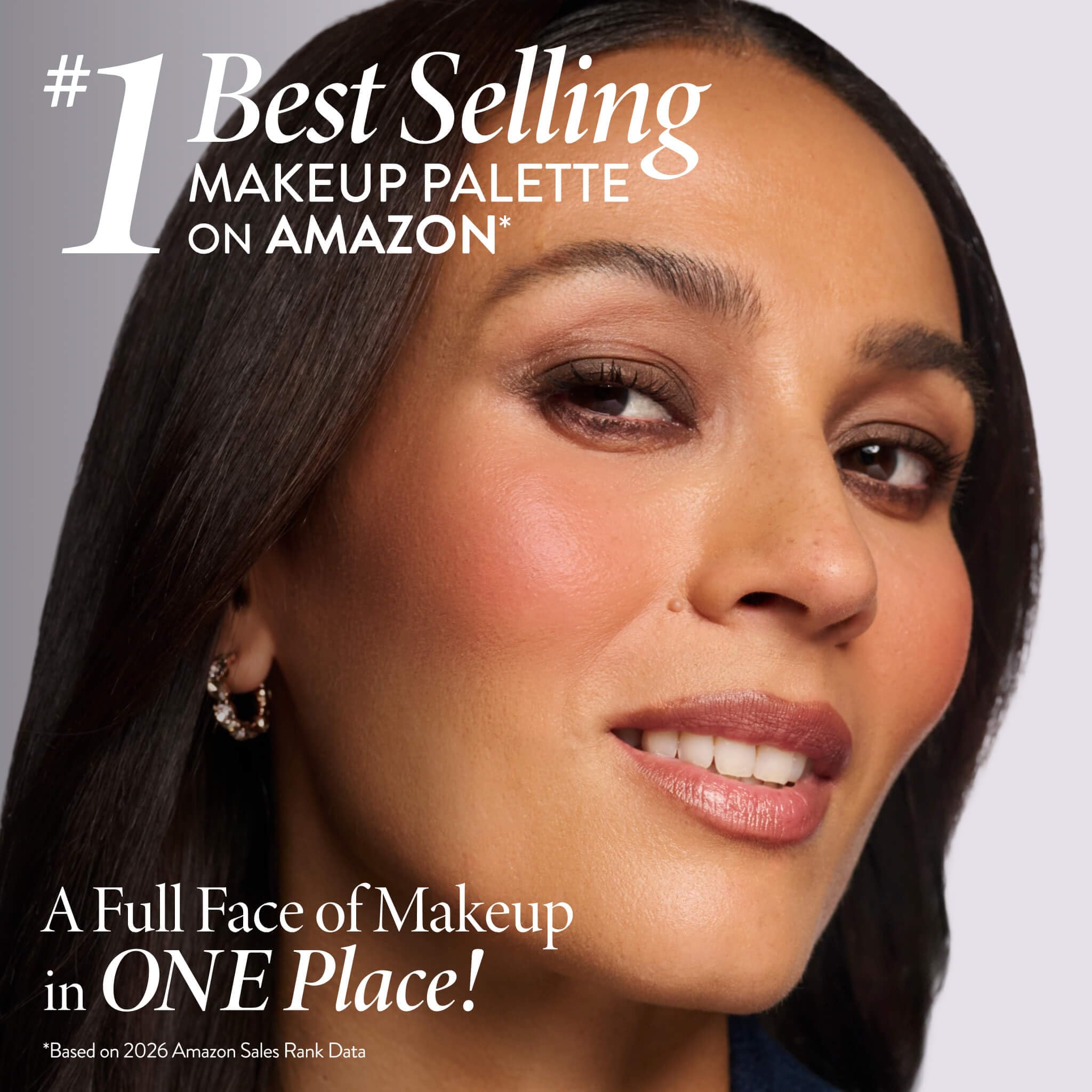 LAURA GELLER palette open view revealing seven full-face shades for easy application