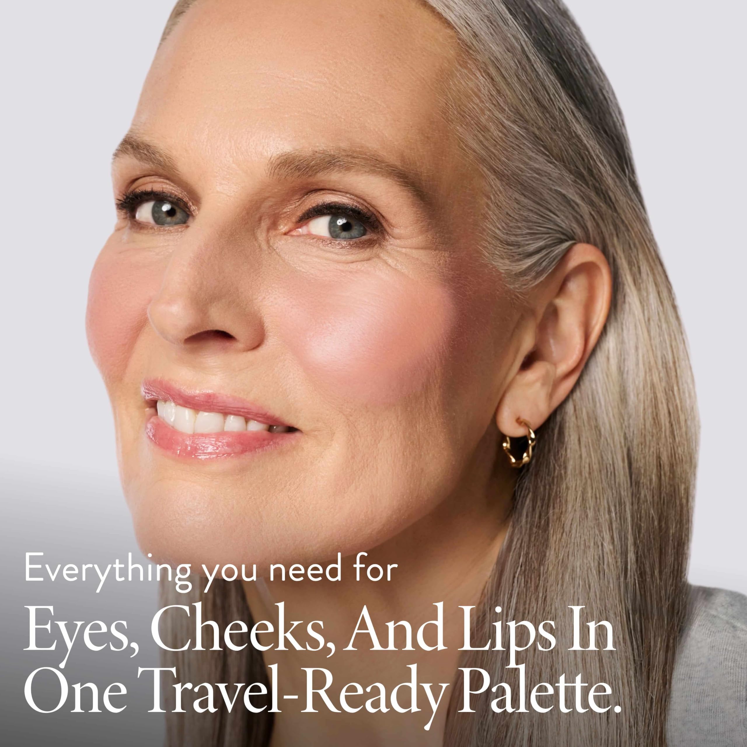 LAURA GELLER open palette with brush showing all face, eye, lip options
