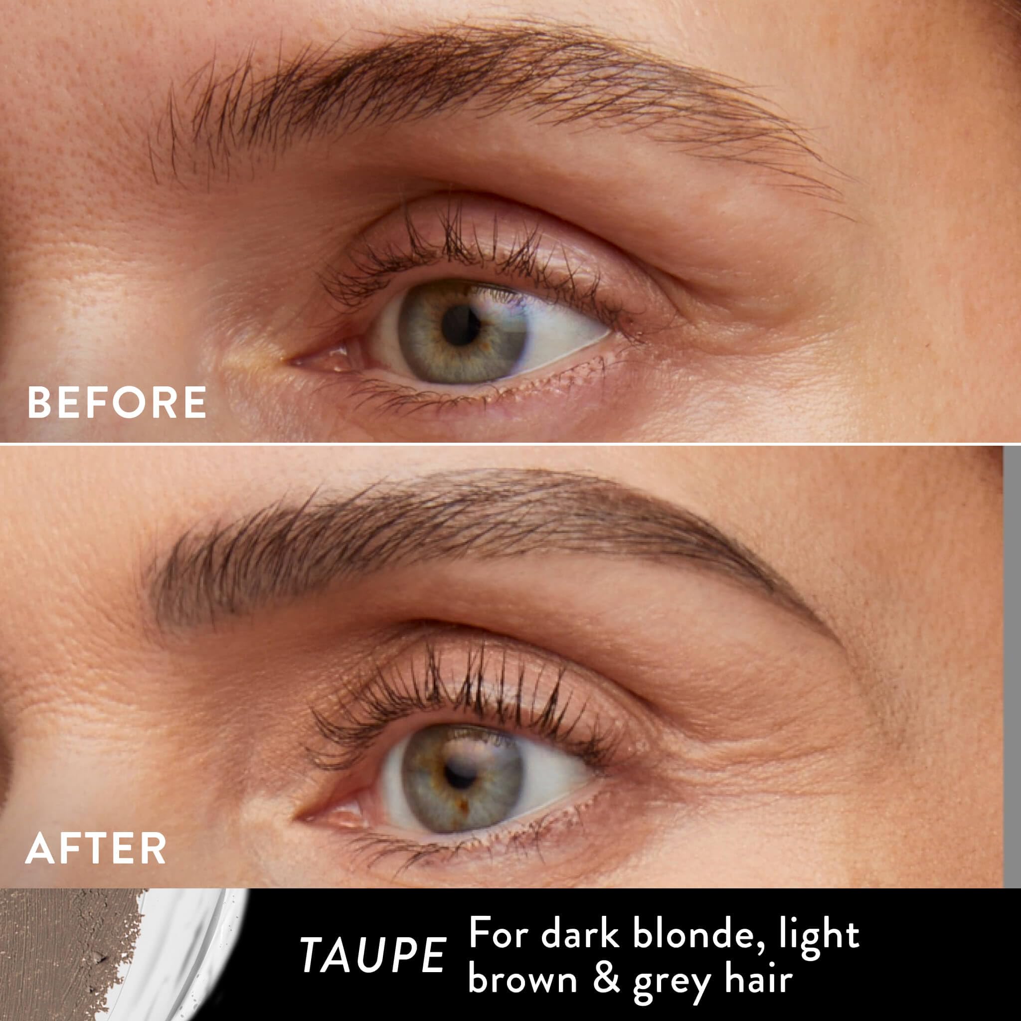 LAURA GELLER pencil tip close-up demonstrating precise hair-like strokes