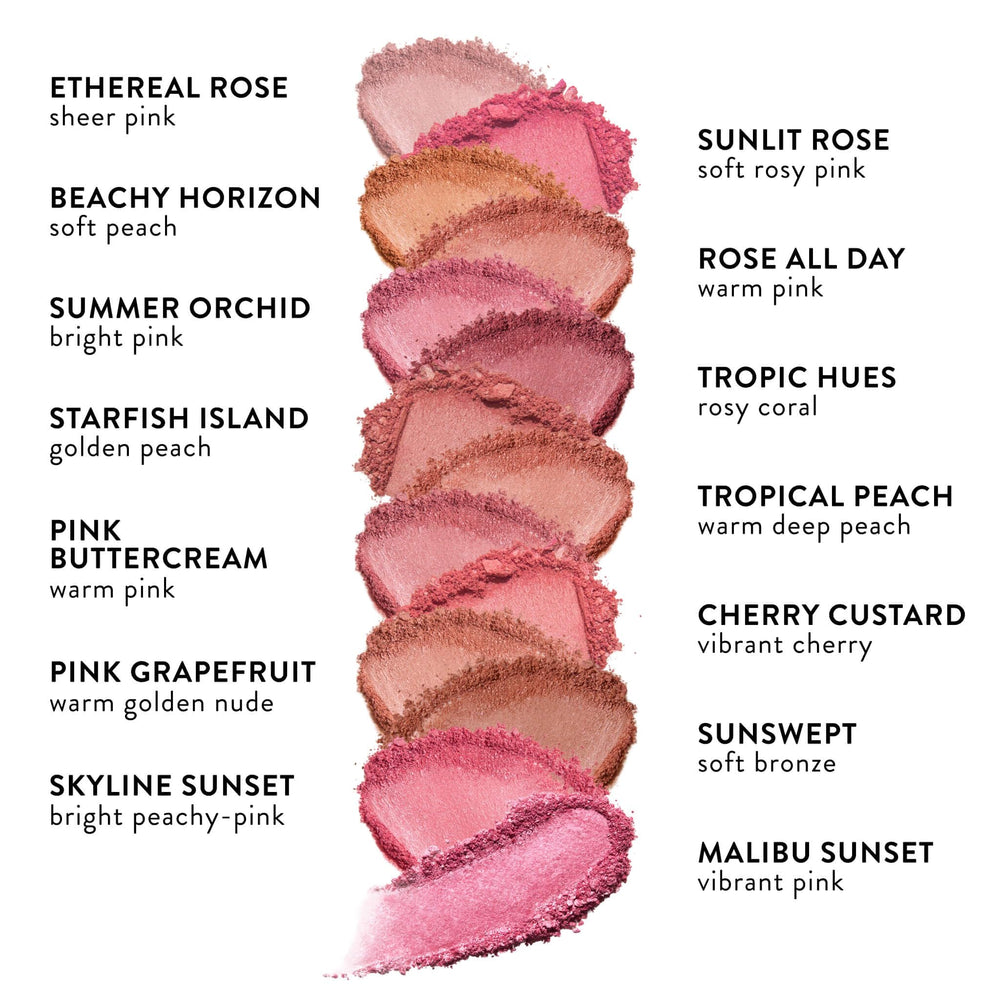 LAURA GELLER swatch on skin demonstrating Pink Buttercream flattering radiance