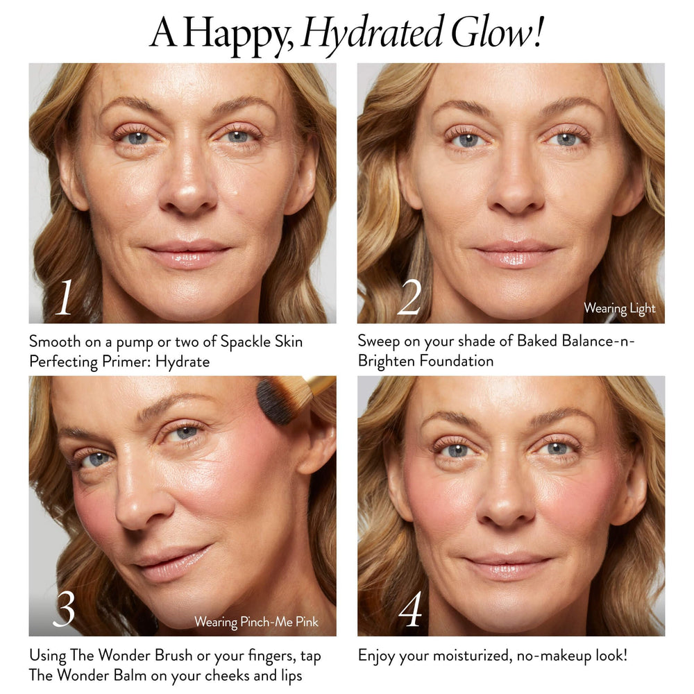 LAURA GELLER hyaluronic ingredient focus highlighting hydration benefit