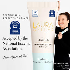 LAURA GELLER size comparison showing 2 fl oz bottle scale and value