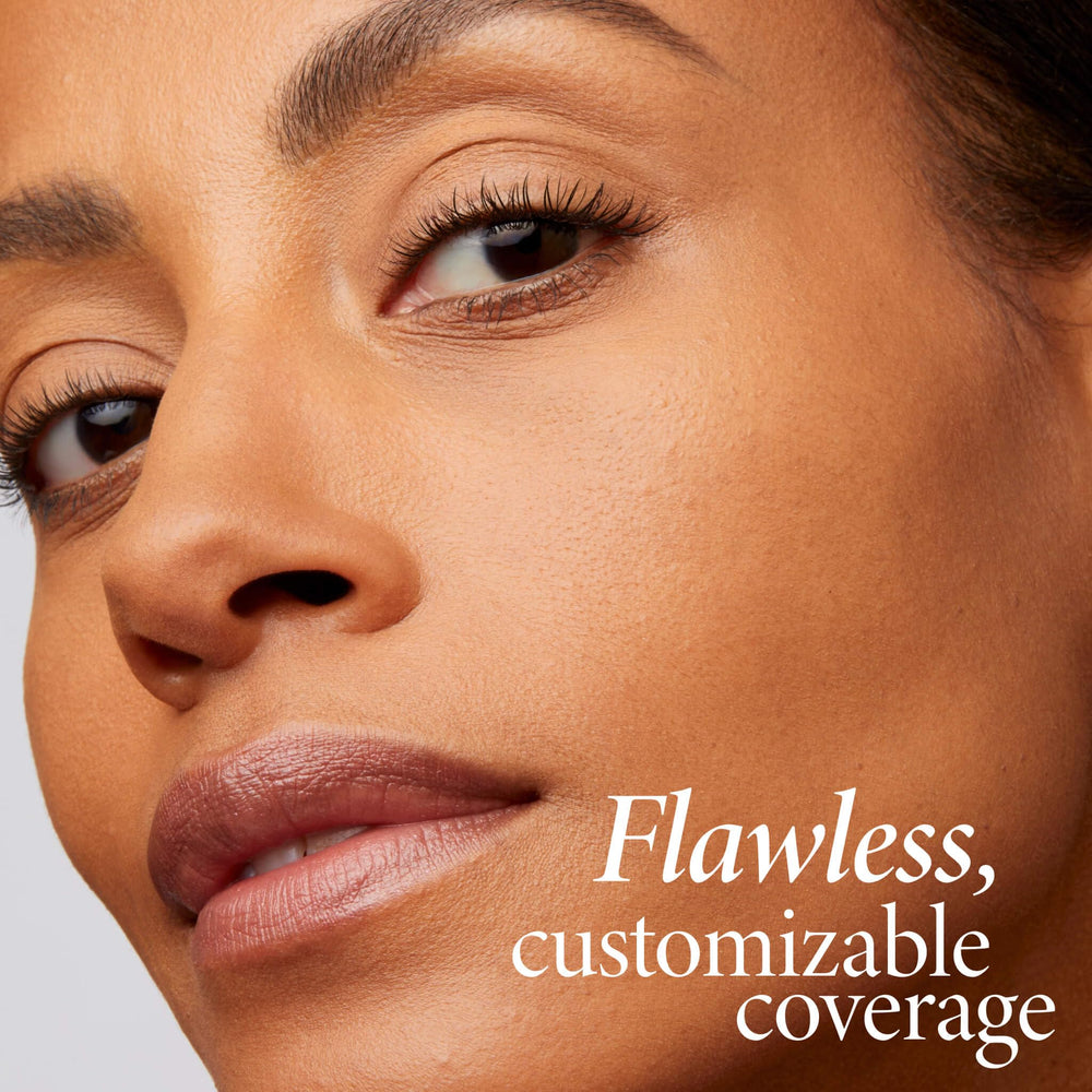 LAURA GELLER wet sponge patting foundation for intensified full coverage benefit