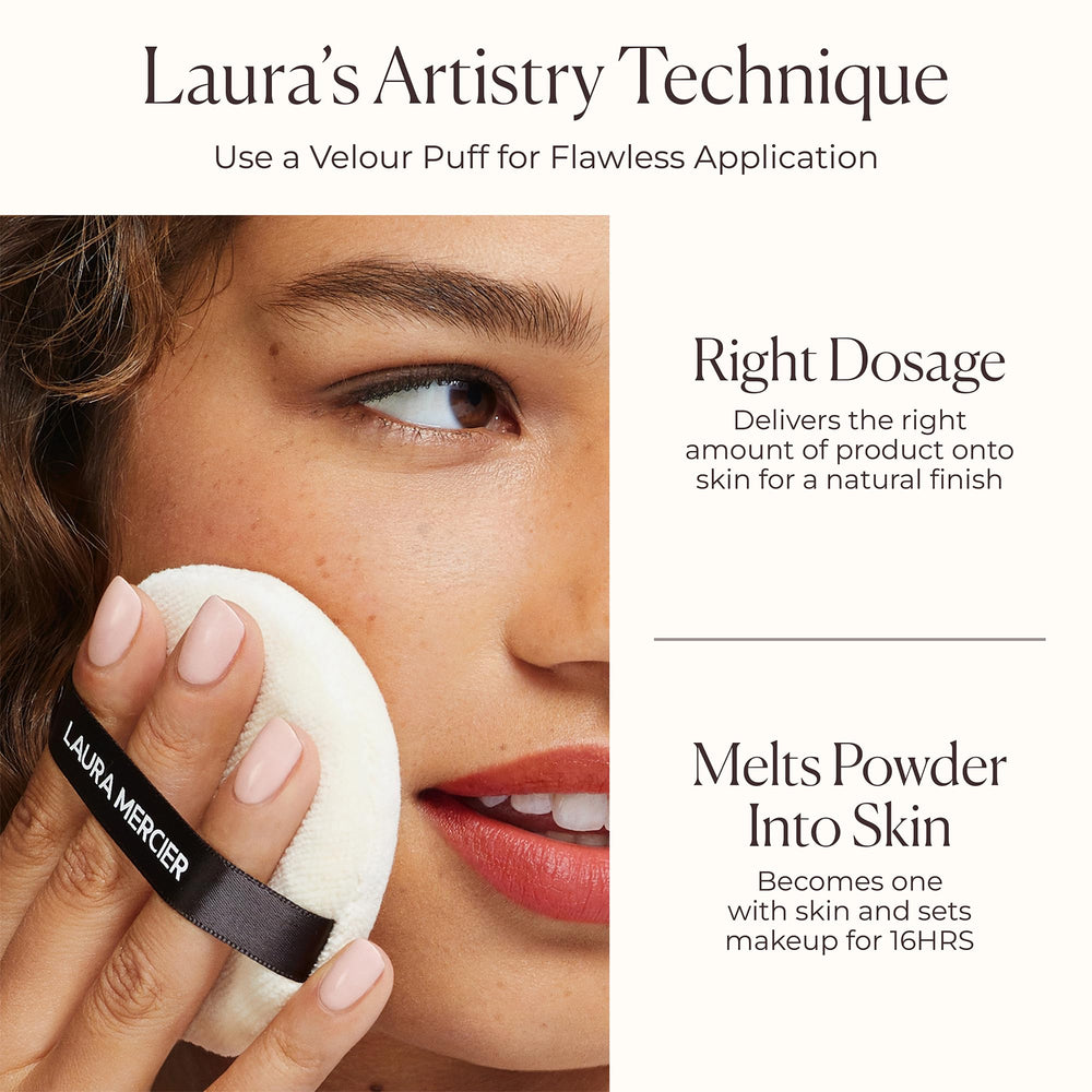 Laura Mercier on dressing table lifestyle shot suggesting daily beauty routine