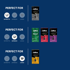 Lavazza aluminum capsule close-up revealing sealed rim for preserved aroma