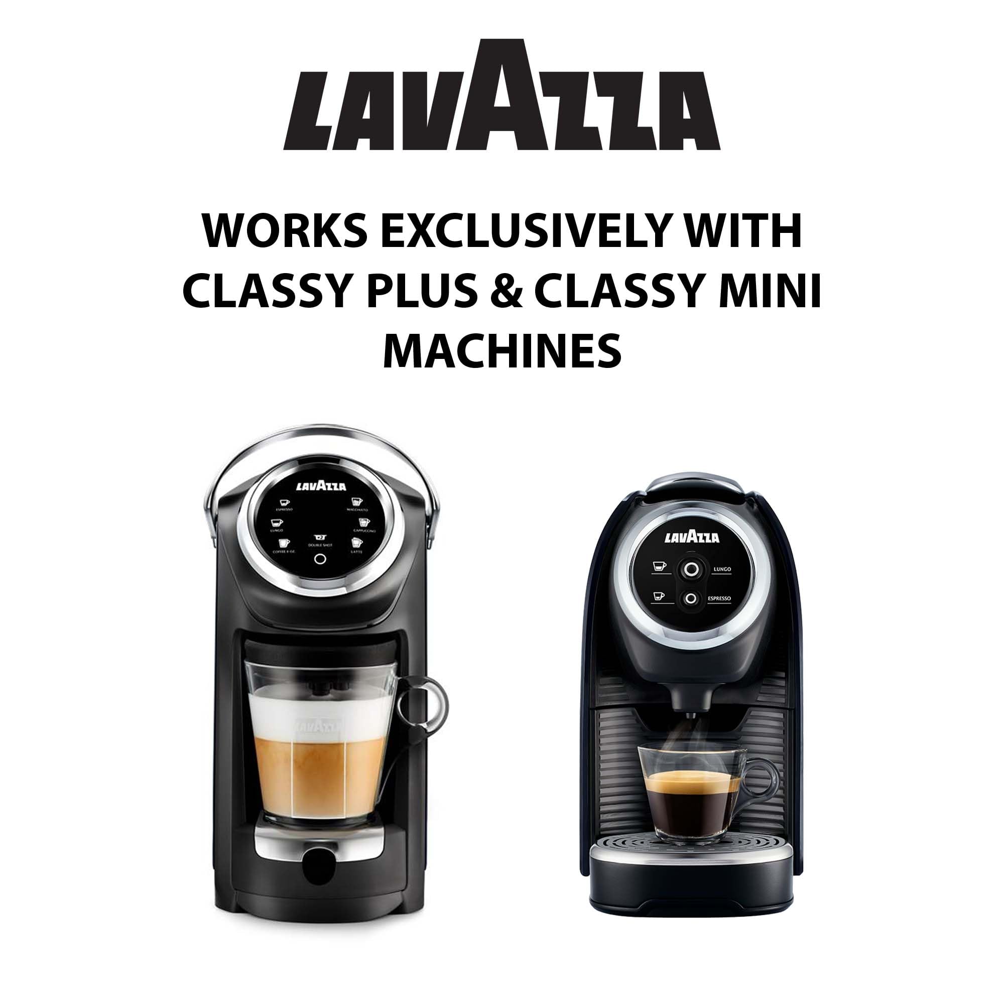 Close-up of Lavazza Blue capsule detail highlighting precise pod design and freshness