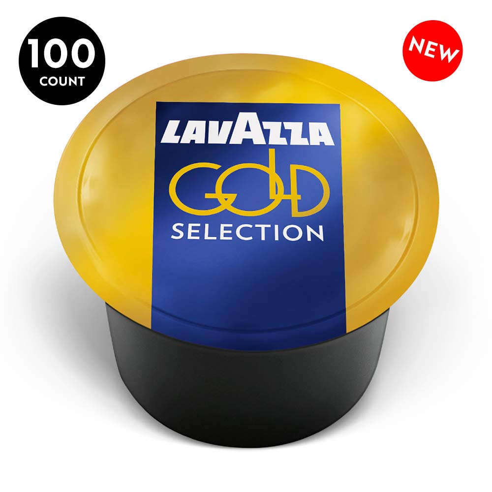 Lavazza Blue capsules spread on table highlighting convenient portioning