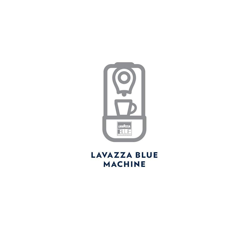 Lavazza Blue espresso shot pouring with crema for rich flavor