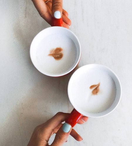 Visual of Arabica and Robusta beans representing Lavazza blend composition