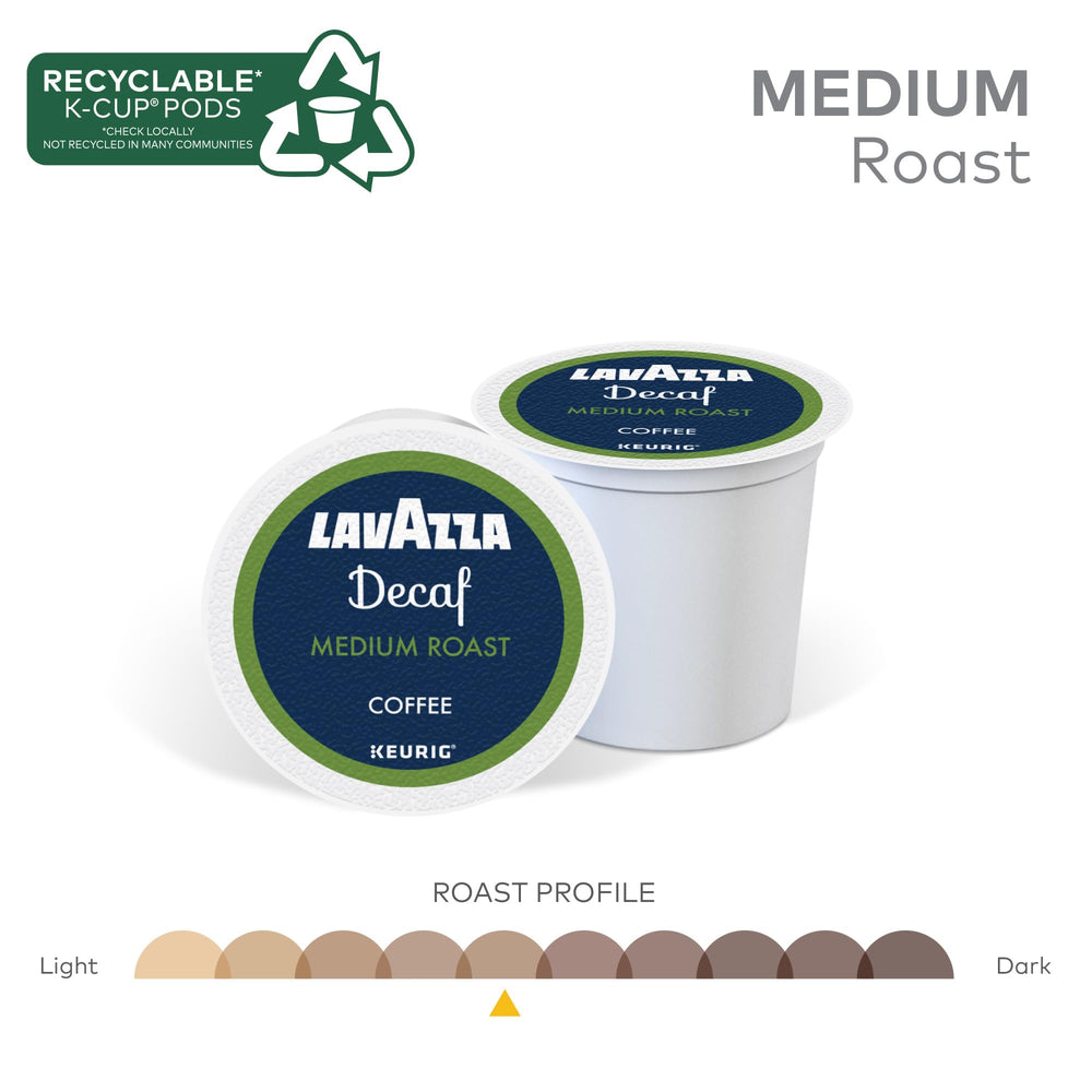 Lavazza poured cup showing medium roast color and inviting aroma benefit