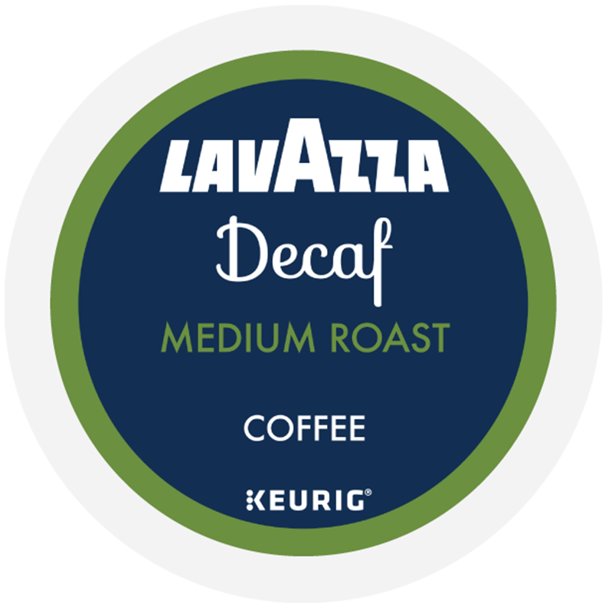 Lavazza pod beside a measuring spoon for clear serving-size comparison benefit