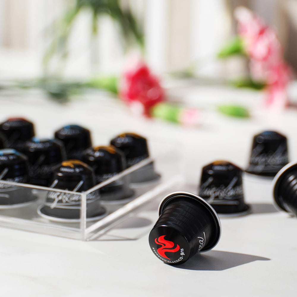 Lavazza capsules in a kitchen scene suggesting convenient everyday enjoyment